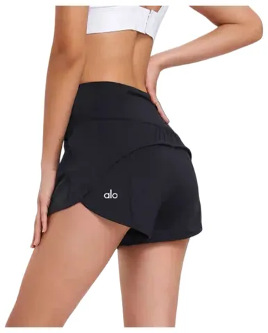 Alo Short - Black Running, Quick-Dry