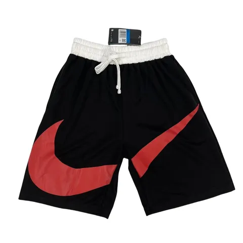 Nike Shorts - Black Big Red Swoosh