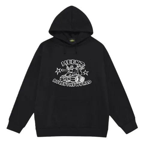 Corteiz Hoodie - Black Rules The World