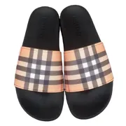 Burberry Slides - Check Slides
