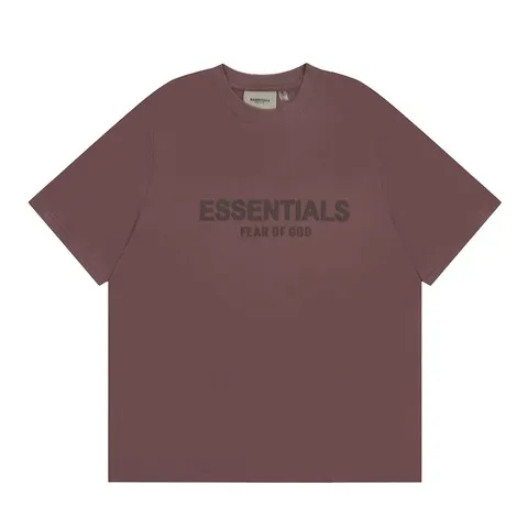 Essentials Tee - Plum Tonal Logo