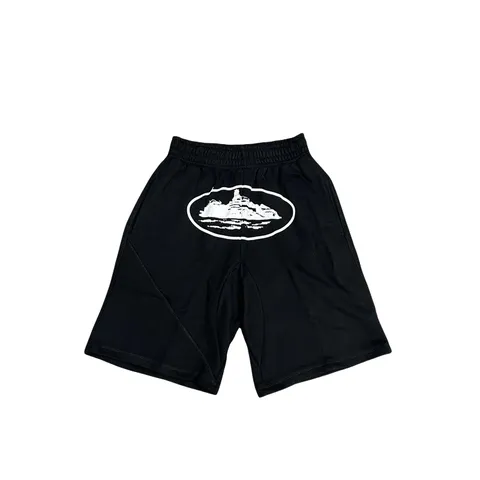 Corteiz Shorts - Black Alcatraz