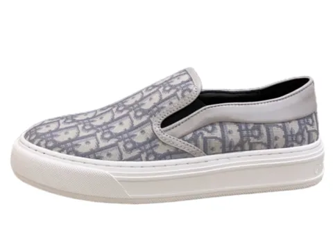 Dior Shoes - Grey Oblique Slip-On