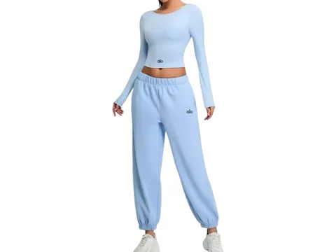 Alo Set - Sky Blue Top & Jogger