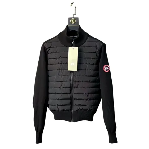 Canada Goose Quilted Jacket - Black Hybrid Knit
