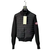 Canada Goose Quilted Jacket - Black Hybrid Knit