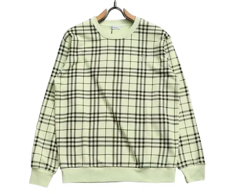Burberry Hoodie - Pale Green Check