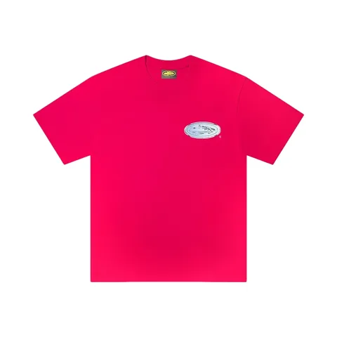Corteiz Tee - Hot Pink Alcatraz