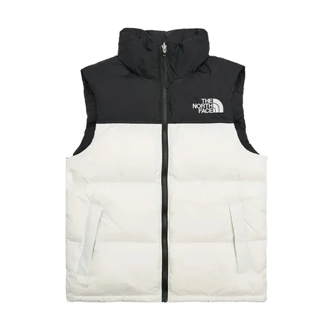 The North Face Vest - White & Black Vest