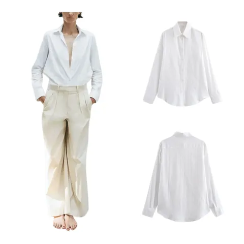 Zara Shirt - White Wrap
