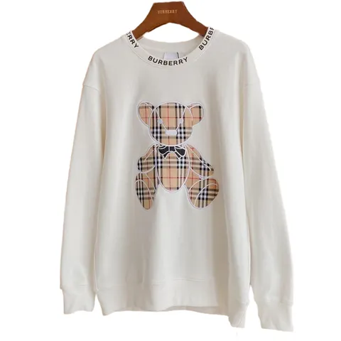 Burberry Hoodie - Cream Check Teddy