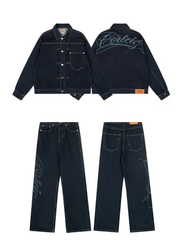 Corteiz Set - Denim Jacket & Jeans