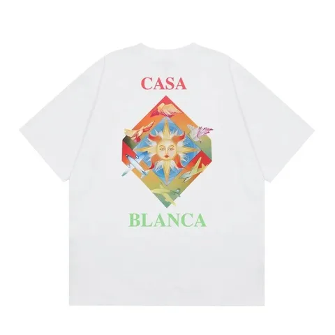 Casablanca Tee - White Sun Print