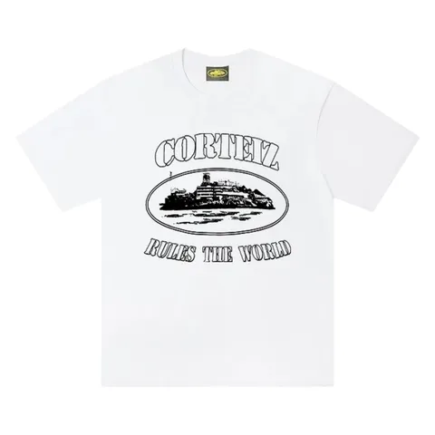 Corteiz Tee - White Alcatraz