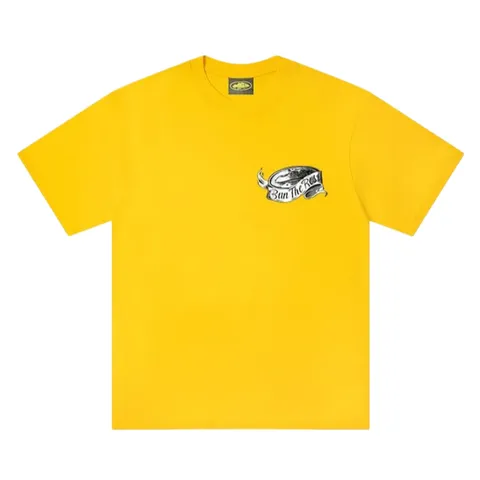 Corteiz Tee - Yellow Small Print