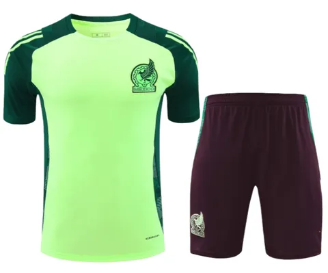 2425 Mexico Training clothes suit Short sleeve Fan version
