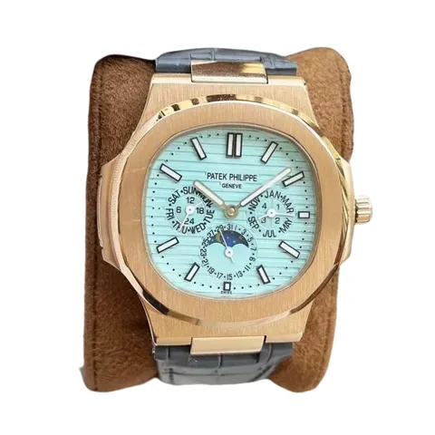 Patek Philippe [Nautilus] - Rose Gold Tiffany Blue