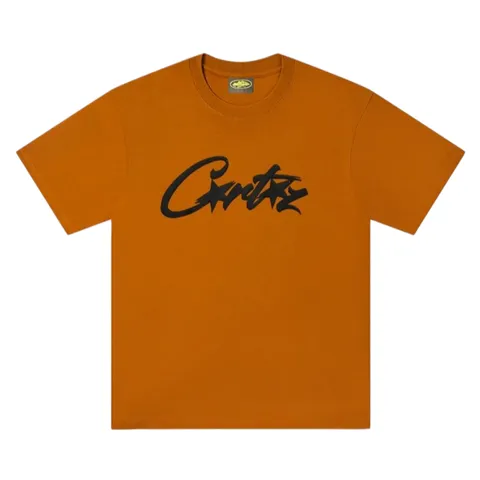 Corteiz Tee - Rust Black Script