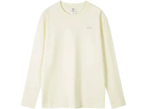 Alo Long Tee - Cream Relaxed
