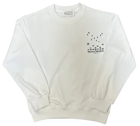 Maison Margiela Hoodie - White Small Logo