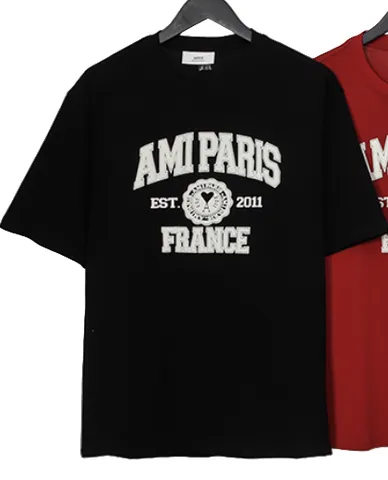 Ami Tee - Black Ami Paris France