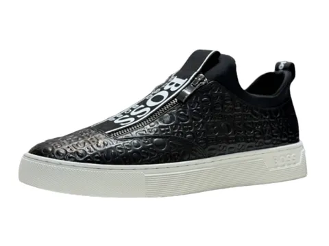 Boss Shoes - Black Croc