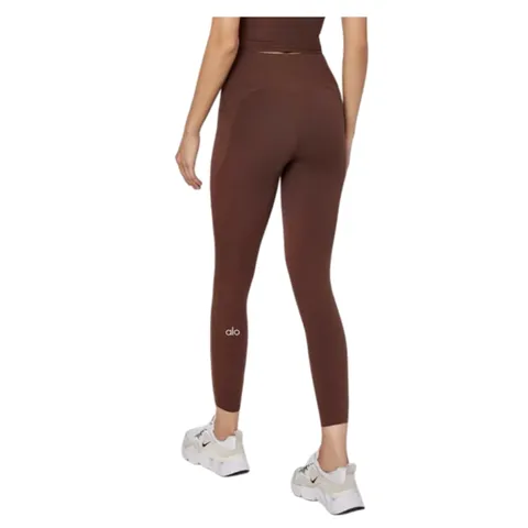 Alo Pants - Brown Leggings, High-Waist