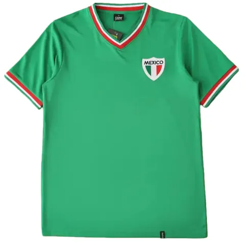 1970 season Mexico home retro Fan version - Light Green