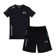 Under Armour Set - Black Tee & Shorts