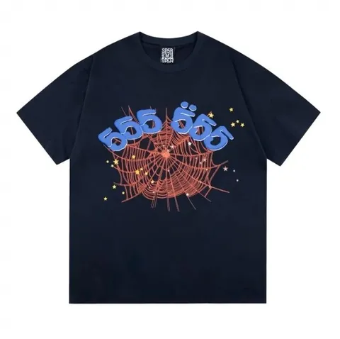 Sp5der Tee - Navy 555 Web