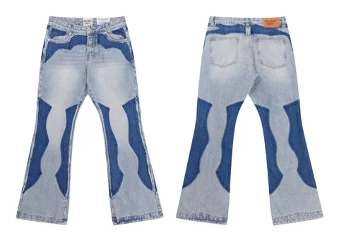 Gallery Dept Jeans - Light Blue Flame Flare