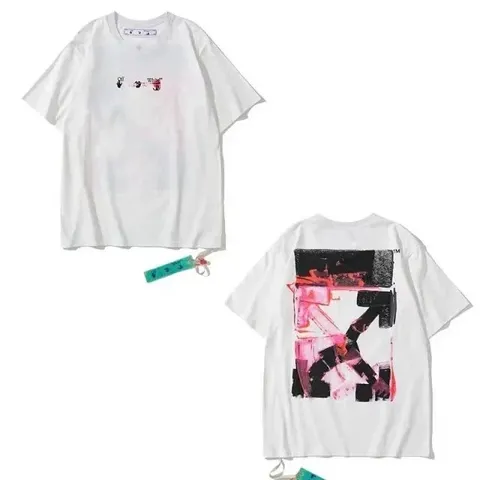 Off-White Tee - White Graphic Print