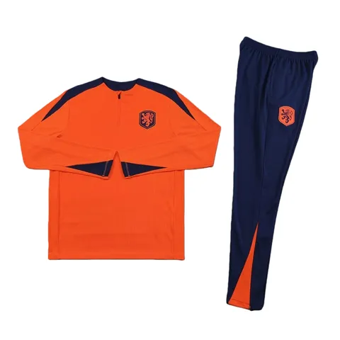 2425 Netherlands orange Training suit set Player version