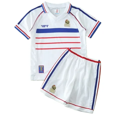 1998 France away retro Kids kit