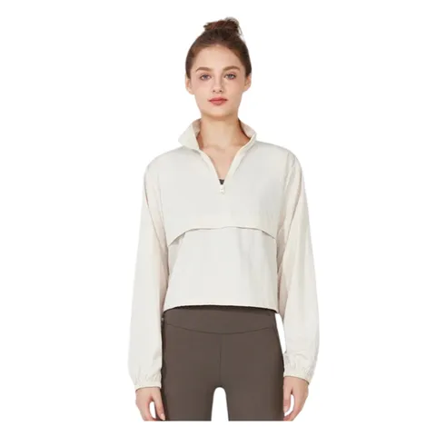 Alo Coat - Cream Half-Zip