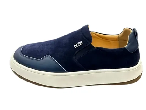 Boss Shoes - Navy Slip-On