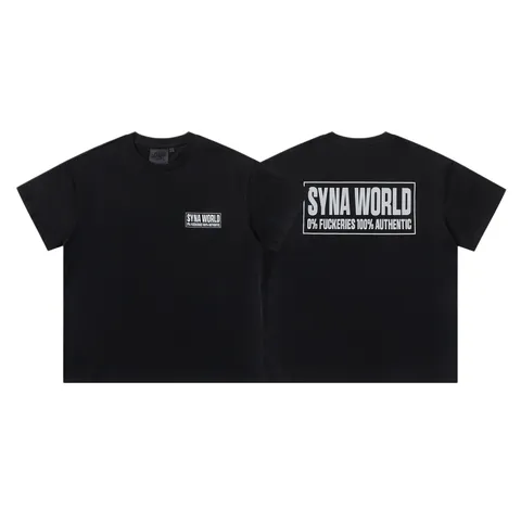 Syna World Tee - Black Back Logo