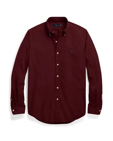 Ralph Lauren Shirt - Burgundy Oxford