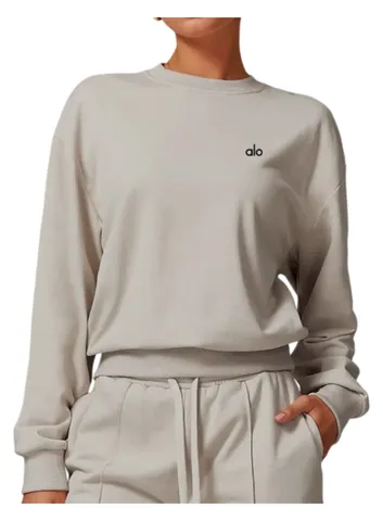 Alo Hoodie - Taupe Crew
