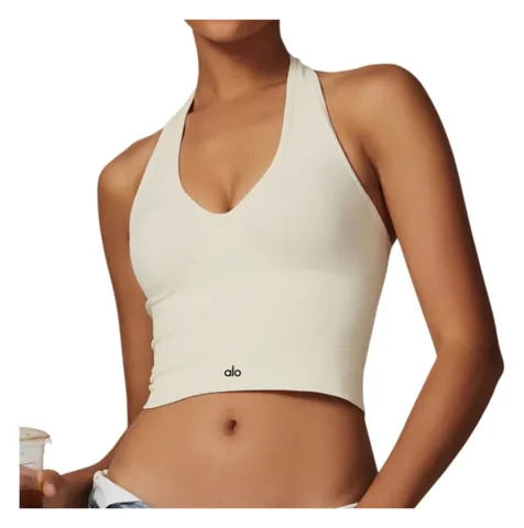 Alo Vest - Cream Halter
