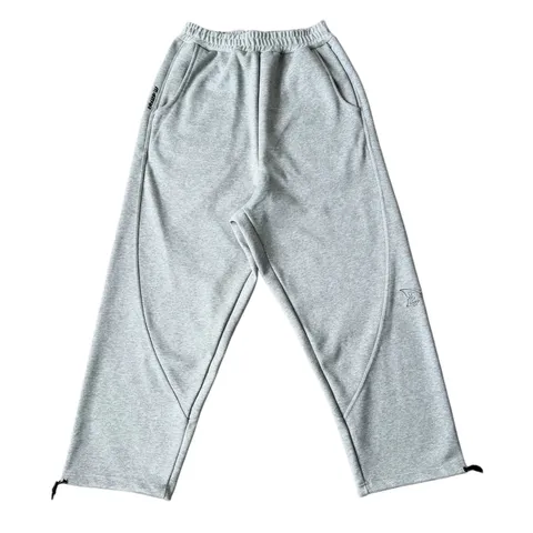 Mertra Pants - Grey Wide-Leg