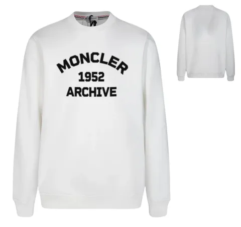 Moncler Hoodie - White Archive Crew