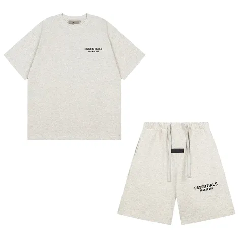 Essentials Set - Cream Tee & Shorts