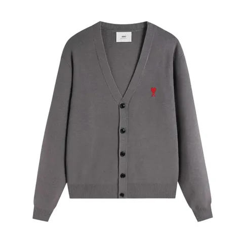 Ami Sweater - Grey Cardigan