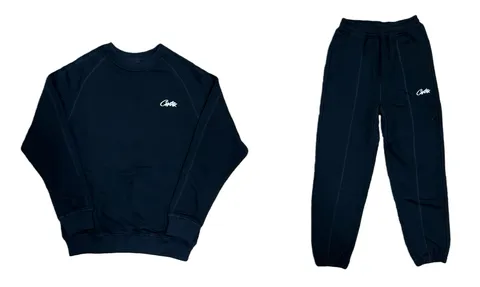 Corteiz Set - Navy Crew Set