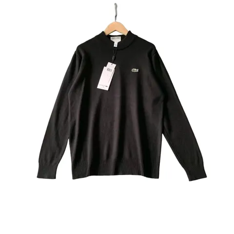 Lacoste Sweater - Black Knit Polo