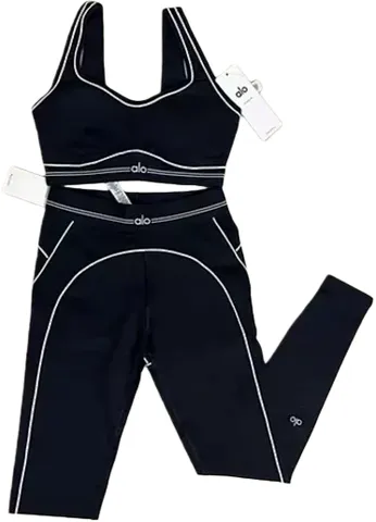 Alo Set - Navy Piped Set