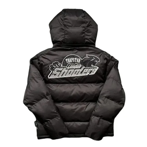 Trapstar Quilted Jacket - Black Shooters Puffer