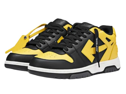 Off White Shoes - Yellow & Black Arrow