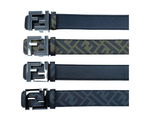 Fendi Belt - FF Buckle Multi-Colour, Men's II